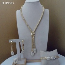 FHK9683 New Arrivals Elegant Special Design Dubai African Ladies Jewelry Set  Br - £43.58 GBP