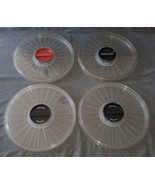 Lot of 4 Memorex Data Processing Magnetic Tape Reel Plastic Storage Case... - $25.00