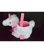 Dan Dee Plush Sparkly Unicorn Halloween Trick or Treat Bucket Easter Bas... - £14.43 GBP