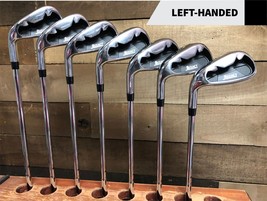 Left Handed Big Tall New Legacy +1&quot; Xl #4-PW Men Stiff Steel Golf Clubs Iron Set - £147.98 GBP