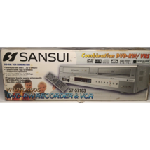 New in Box Sansui Vrdvd4005 Dvd Recorder VCR Combo 1 Button Vhs to Dvd D... - $519.38