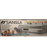 New in Box Sansui Vrdvd4005 Dvd Recorder VCR Combo 1 Button Vhs to Dvd D... - £407.48 GBP