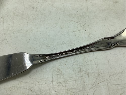 Oneida ABOR ROSE Stainless TRUE ROSE Master Butter Knife 6 3/4" 1881 Rogers  Item image 9