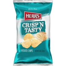 Herr&#39;s Original Crisp&#39;n Tasty Potato Chips, 8 oz. Family Size Bags - £24.09 GBP+