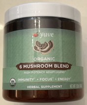 Yuve Organic 6 Mushroom Blend Chaga/Reishi/LionsMane/Cordycep/Turkey..*Read*B-39 - $24.74