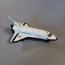 USA White Space Shuttle Diecast 5&quot; Replica Toy w/Pull Back Action United... - $159.08 MXN