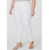 Style &amp; Co Womens Plus Curvy 18W White Tummy Control Skinny Jeans NWT AU58 - £23.55 GBP