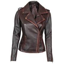 Colorado Womens Chocolate Brown Real Leather Jacket - $129.99