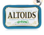 5x Tins Altoids Wintergreen Flavor Mints | 72 Mints Per Tin | Fast Shipping - £17.74 GBP