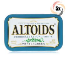 5x Tins Altoids Wintergreen Flavor Mints | 72 Mints Per Tin | Fast Shipping - £17.93 GBP