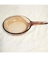 Vintage Corning Visions France Amber Skillet - $645.41 MXN