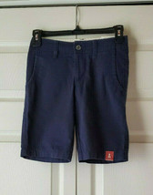 ARIZONA Boy’s 8 Regular Long Chino Adjustable Waist Navy Shorts Regular (NEW) - $16.78