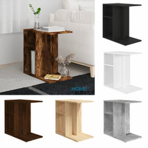 Modern Wooden Living Room Side End Sofa Table With Open Storage Compartm... - $38.49+
