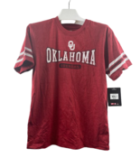 Colosseum Athletics Jugend Oklahoma Sooners T-Shirt, Rot - Groß 16/18 - £10.16 GBP