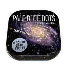 Carl Sagan&#39;s Pale Blue Dots Mints in Illustrated Tin Box of 12 NEW SEALED - £34.88 GBP