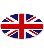 Union Jack - U.K. Flag - Decal (Oval - Medium) (4X4 Vehicle Decal) - $4.99