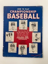September 30 1956 How To Play Championship Baseball Mickey Mantle, Ralph Kiner - £37.32 GBP