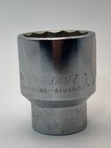 Vintage Powr-Kraft 1/2" Drive 1-1/8" Socket Rare Montgomery Ward - $7.50