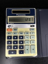 Vintage Panasonic Model JE-407U Calculator battery and solar Read - £7.91 GBP