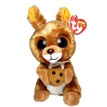 2018 Kipper the Kangaroo Ty Beanie Boo Plush Toy Stuffed Animal 6&quot; with Tag - £8.09 GBP