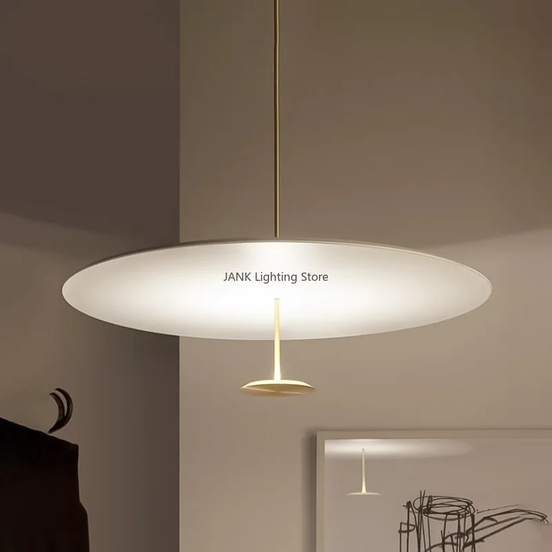 Designer Minimalist Pendant Lamps Gold Black Suspension Luminaire Hangin... - £181.34 GBP+