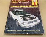 HAYNES 19020 BUICK,OLDSMOBILE &amp; PONTIAC FULL-SIZE MODELS REPAIR MANUAL  - £8.51 GBP