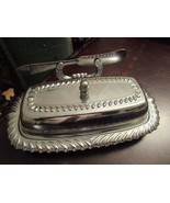 Covered Butter &amp; Liner Silverplate Hollowware by Irvinware W/SPREADER OR... - €48,14 EUR