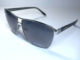 NEW GUESS Large Silver GUF 255 Logo  Unisex Sunglasses + Case - €34,56 EUR