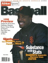 Barry Bonds unsigned San Francisco Giants Athlon Sports 1998 MLB Basebal... - £7.99 GBP