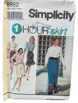 Simplicity Sewing Pattern 8562 Skirts Straight Flare Misses Size XS-MD - $9.74