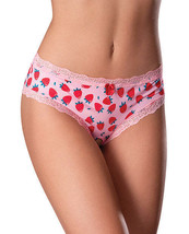 Sweet Treats Crotchless Boy Short w/Wicked Sensual Care Strawberry Lube - Pink - $16.63