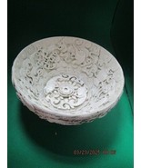 CHINESE CARVED RESINE STONE DRAGON KOI MYTHOLOGY LONGEVITY BOWL ^^^ - $2,822.51 MXN