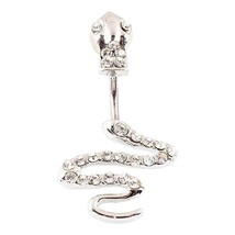 New Fashion Sexy Piercing Navel Nail Flower Pendant Crystal Belly Button Rings f - £9.15 GBP