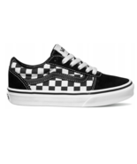 new VANS Checkered Black White WARD Big Kids Youth Sz 3 Shoes Skate Snea... - €38,29 EUR