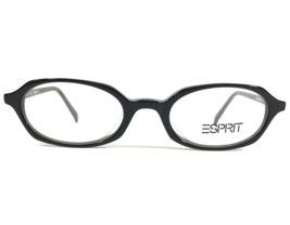 Esprit Petite Eyeglasses Frames 9114 COLOR-876 Black Gray Oval Cat Eye 4... - £36.88 GBP