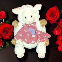 Russ Berrie Co. Lamb Sheep 13900 Country Kin 3&quot; Sculptstone Jointed  Fig... - $80.33 MXN