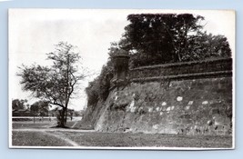 RPPC View of Wall Intramuros Manila Philippines UNP AZO Postcard 1910s F18 - £45.14 GBP