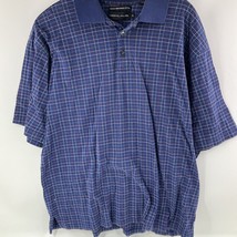 Jack Nicklaus Polo Shirt Men Extra Large Blue Golden Bear Cotton Golf Pl... - $17.60 CAD