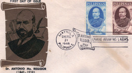 Dr. Antonio Ma. Regidor 1st Day Of Issue 1966 - £1.56 GBP