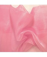 Crystal Sheer Organza Fabric by The Yard, 58/60 Inch Width, All Colors - $8.99+