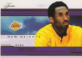 Flair Kobe Bryant New Heights Fleer Los Angeles Lakers 7 of 20 NH - $29.99