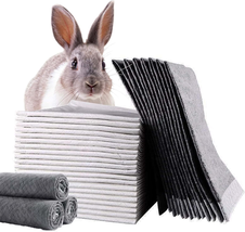 Rabbit Pee Pads 18&quot; X 24&quot; 100 Pcs Guinea Pig Super Absorbent Cage Liner - €45,04 EUR