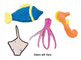 Skinneeez Ocean Dog Toys Colors Vary Choose Stingray Fish Seahorse or Octopus - £10.98 GBP+