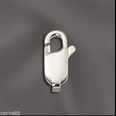 10mm x 4mm Sterling Silver Lobster Claw Clasp (1) 925 SS - $1.98