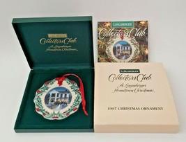 1997 Longaberger Collectors Club Hometown Christmas Ornament U44 - £10.14 GBP