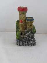 Vintage Aquarium Ornament - Medieval Castle by Fritz - Hand Painted - £27.97 GBP