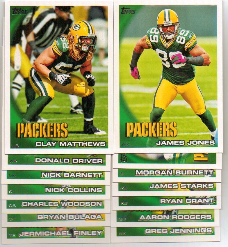 Primary image for 2010 Topps Green Bay Packers Football Set