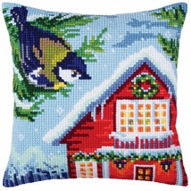 Collection D&#39;Art Needlepoint KIT Xmas Deer, 40 x 40cm, Multicolour - £21.20 GBP