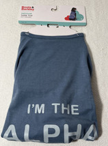 Boots &amp; Barkley Medium Tank Top &quot;I&#39;m The Alpha&quot; Dog Apparel Fits Up To 40lbs - £9.51 GBP