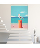 Seagull Canvas Painting Wall Art Posters Landscape Canvas Print Picture - £10.84 GBP+